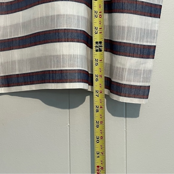 Banana Republic Blouse Striped Lightweight Sheer Oversized Pullover … - Picture 10 of 13